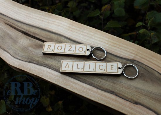 Personalizowany grawerowany brelok