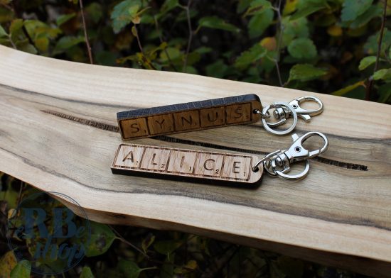 brelok skrable personalizacja dąb2
